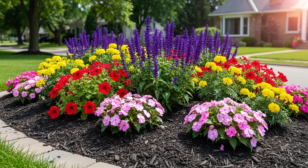 Professional Flower Bed Maintenance by McClain Lawn Care
