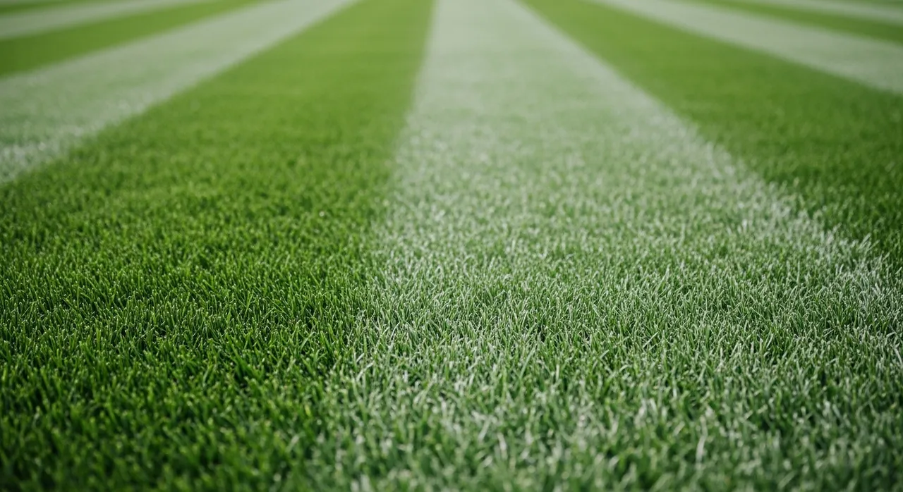 Perfect lawn mowing lines