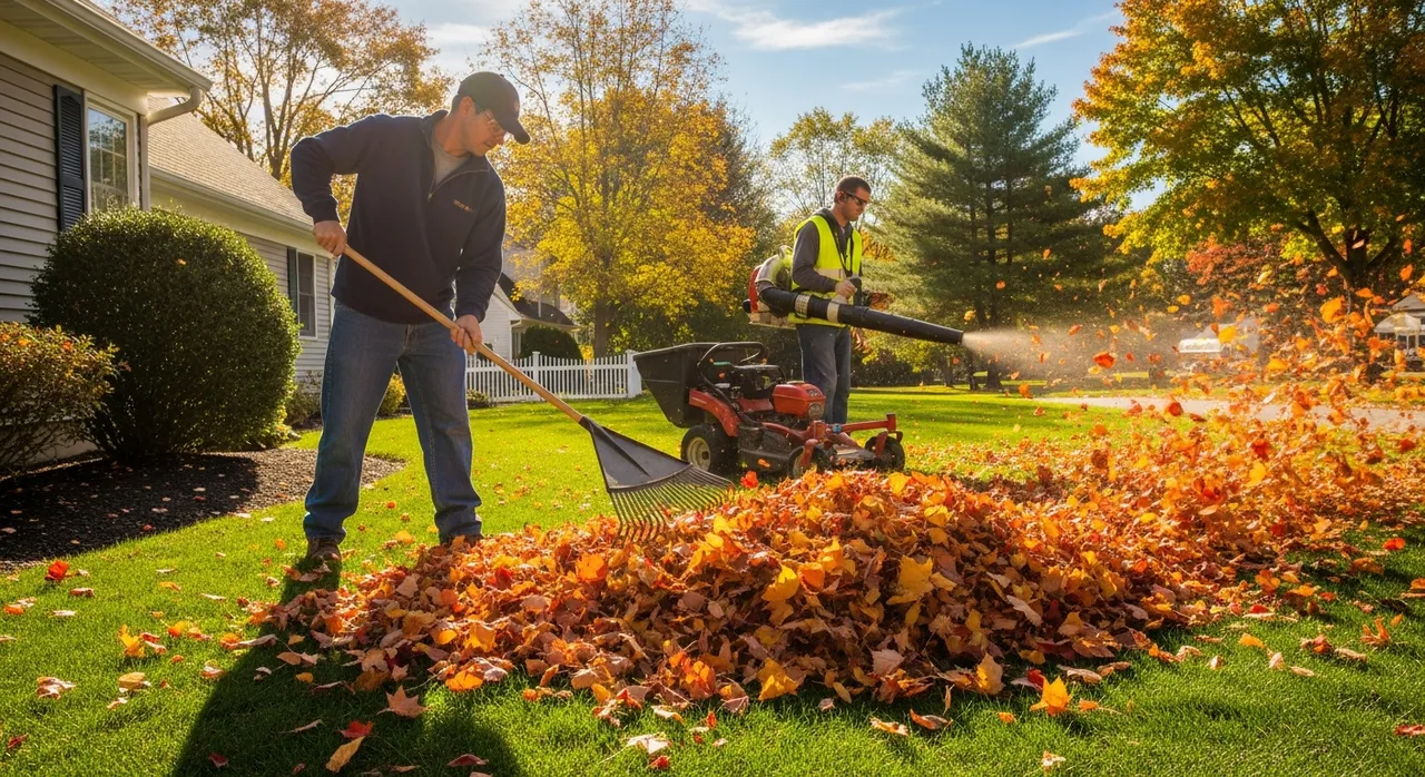 Professional Leaf Cleanup Service